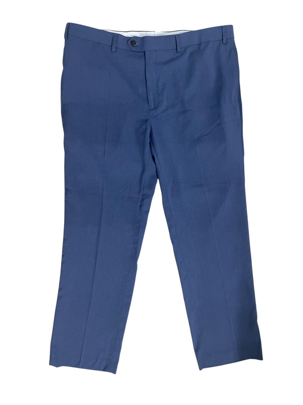 Ralph Ralph Lauren Slim Fit Steel Blue Sharkskin Dress Pants Trousers 38x30